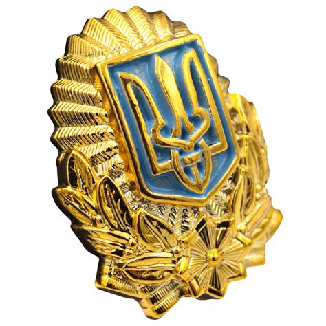 Ukraine Army Officer military hat badge 7