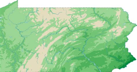 Pennsylvania Topo Map - Topographical Map