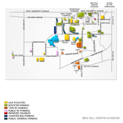 Ben Hill Griffin Stadium Parking - Ben Hill Griffin Stadium Parking Map ...