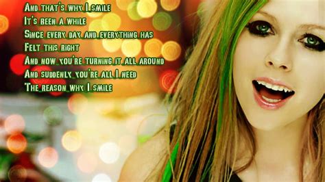 Avril Lavigne - Smile by d032091 on deviantART | Smile lyrics, Avril ...