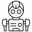 Humanoid, robot icon - Download on Iconfinder on Iconfinder