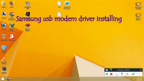 All Samsung usb modem driver installing - YouTube