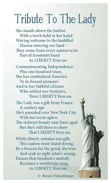 Statue Of Liberty Poem Printable - Printable Word Searches