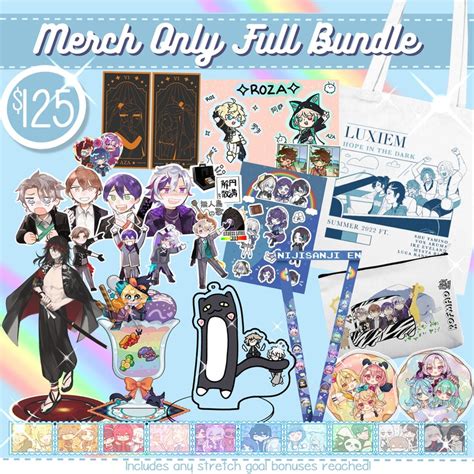 PREORDER Nijisanji Fanzine Merch Bundles UK Only - Etsy