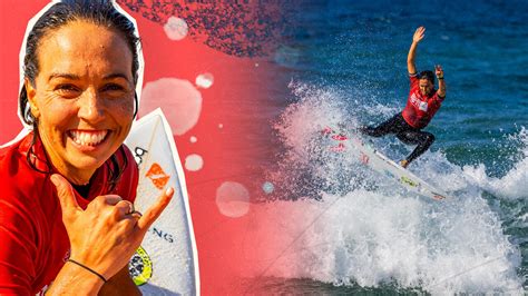 Sally Fitzgibbons Stokes The Flame Over Fellow Former CTer, Quarterfinals Bound | World Surf League