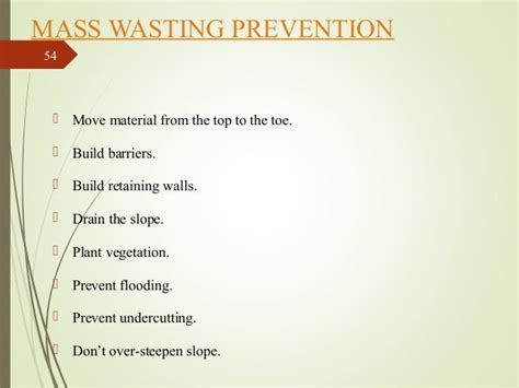 Presentation on mass wasting