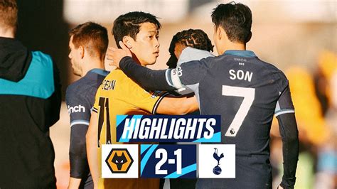 WOLVES 2-1 TOTTENHAM HOTSPUR // PREMIER LEAGUE HIGHLIGHTS - YouTube