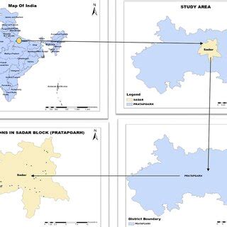 Location map of Pratapgarh district in Uttar Pradesh | Download ...