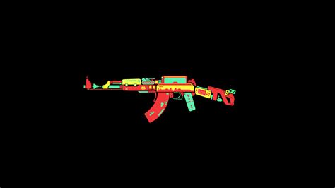 Wallpaper : collage, gun, colorful, black background 1920x1080 - olimpus360 - 1813967 - HD ...