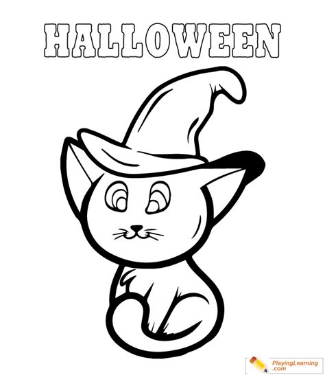 Easy Halloween Coloring Page 15 | Free Easy Halloween Coloring Page