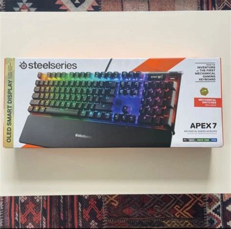 Steelseries APEX 7 fullsize RGB Gaming Keyboard Red Switch on Carousell