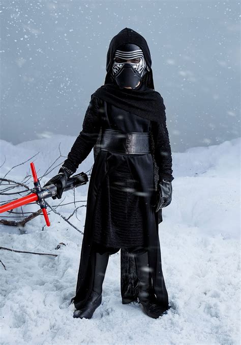 Child Deluxe Star Wars The Force Awakens Kylo Ren Villain Costume