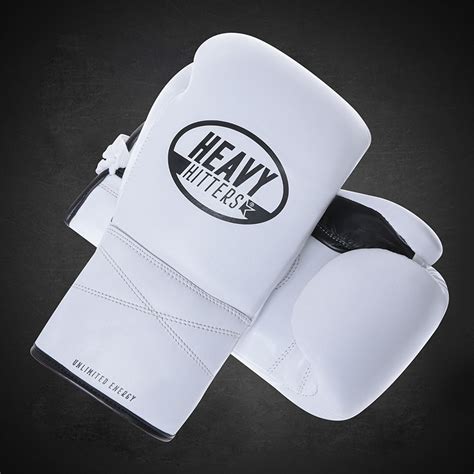 HEAVY HITTERS :: Heavy Hitters Champion Lace-up Boxing Gloves H6-F-WH