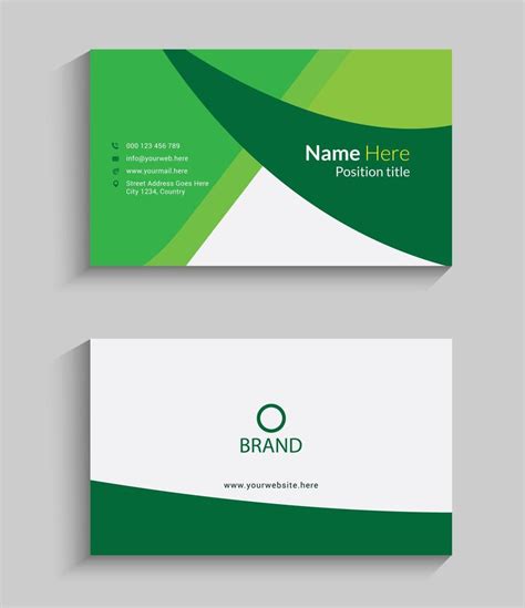 business card design template 2023 22387846 Vector Art at Vecteezy