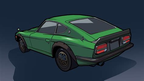 Datsun Cell Shaded ( auto modellista by MattArtistJeevas on DeviantArt