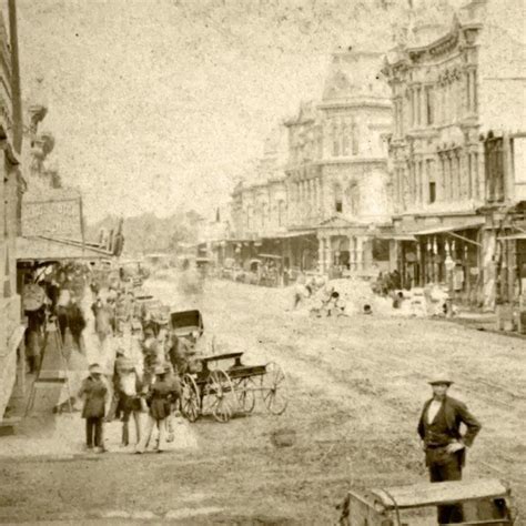 Stereoscopic History on Instagram: ““Looking North towards the Plaza on First, San Jose, Cal ...