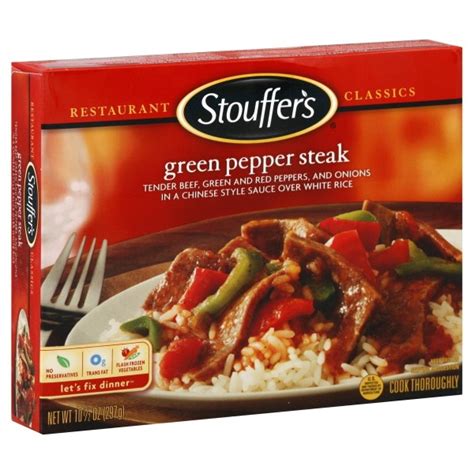 Stouffer's Green Pepper Steak with Rice