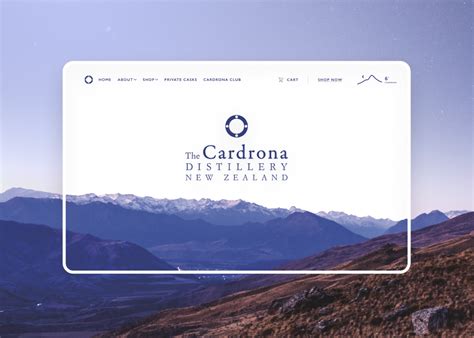 Cardrona Distillery - Awwwards Honorable Mention