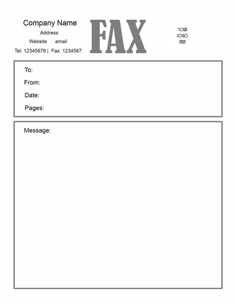 Free Fax Cover Sheet Template | Customize Online then Print