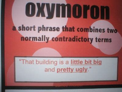 Oxymoron | Oxymoron, Oxymoron examples, Pinterest humor