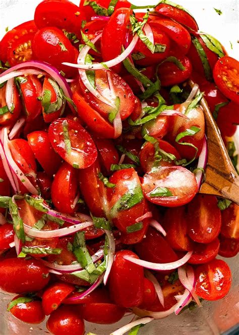 Cherry Tomato Salad with Basil | RecipeTin Eats