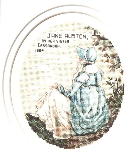 N e e d l e p r i n t: SOLD Jane Austen Portrait Cross-Stitch Kit * 1 ...