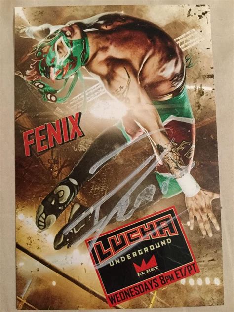 Fenix Lucha Underground Wrestling signed autograph Photo WWE NXT AAA ...