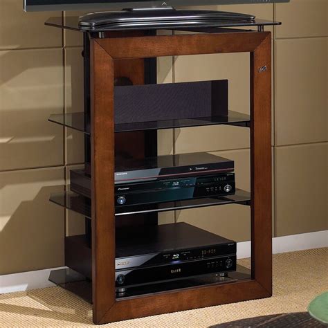 Latitude Run Modern & Contemporary Wood Audio Rack & Reviews | Wayfair