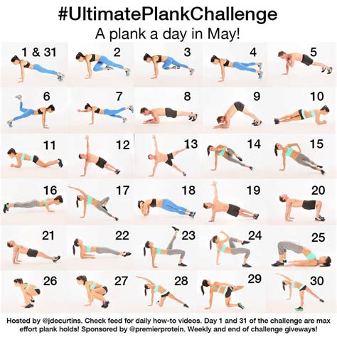 Take the Ultimate Plank Challenge...A Plank A Day in May!