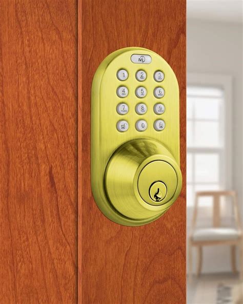 MiLocks DF02P Keyless Entry Deadbolt Door Lock w/Electronic Digital ...