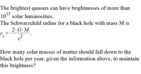 Solved The brightest quasars can have brightnesses of more | Chegg.com