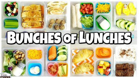 School LUNCH Ideas for OLDER KIDS 🍎 Bunches of Lunches - YouTube