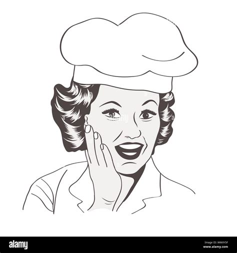 Raspaw: Lady Chef Logo Vector