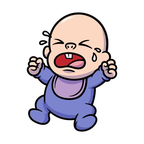 Cartoon Baby Crying Clipart