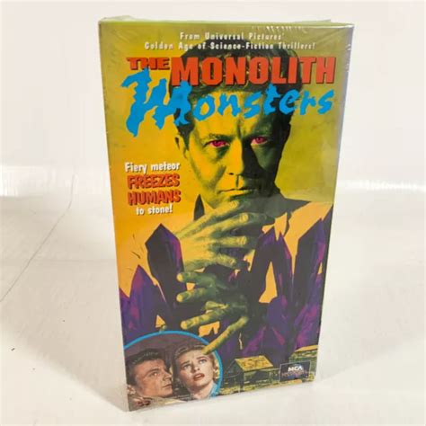 [NEW SEALED] THE Monolith Monsters (Horror Sci-Fi VHS) w/ Watermarks ...