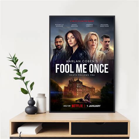 Fool Me Once Movie Poster Film Print Wall Art Print HD Painting Room Decoration Poster - Etsy