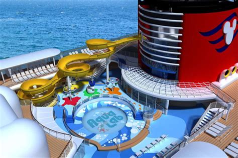 Disney Magic cruise ship upgrades announced with AquaDunk drop slide ...