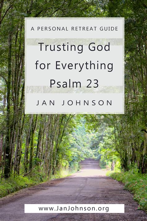 Trusting God for Everything: Psalm 23 A Personal Retreat Guide