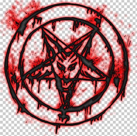 Pentagram Satanism Sigil Of Baphomet PNG - art, baphomet, black mass, christian cross, circle ...
