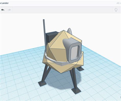 Design a Moon Lander in Tinkercad - Tinkercad