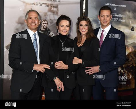 Bob Altman, Lynda Carter & Jessica Altman & boyfriend attends the "12 Strong" World Premiere on ...