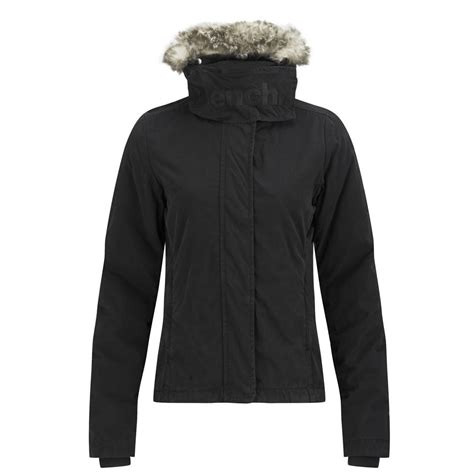 Bench Women's Wall Hooded Coat - Black Womens Clothing | Zavvi