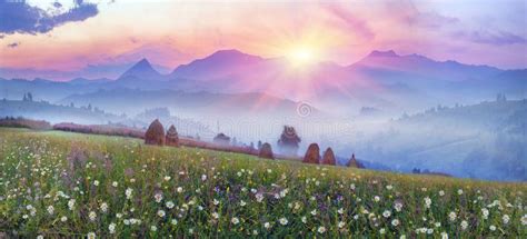 Mountain ranges of Ukraine stock image. Image of idyllic - 53287233