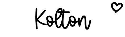 Kolton - Name meaning, origin, variations and more