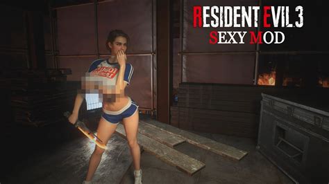 SEXY MOD💖 Resident Evil 3 Remake - Jill Valentine in Sugoi Dekai Get Fit Playtime Outfit PC Mod ...