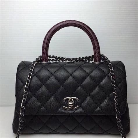 CHANEL Coco Handle Bag | Chanel handbags black, Chanel handbags, Chanel ...