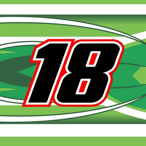 2018 KYLE BUSCH XFINITY NUMBER CARDS