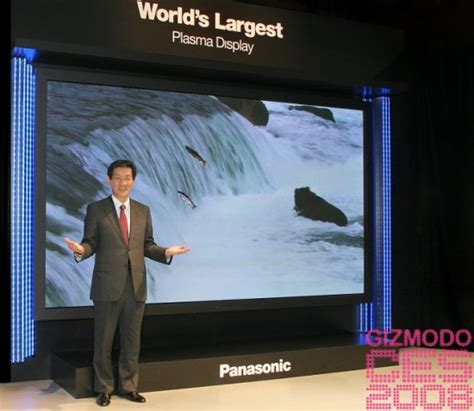 Panasonic shows off 150-inch Plasma TV - DVHARDWARE