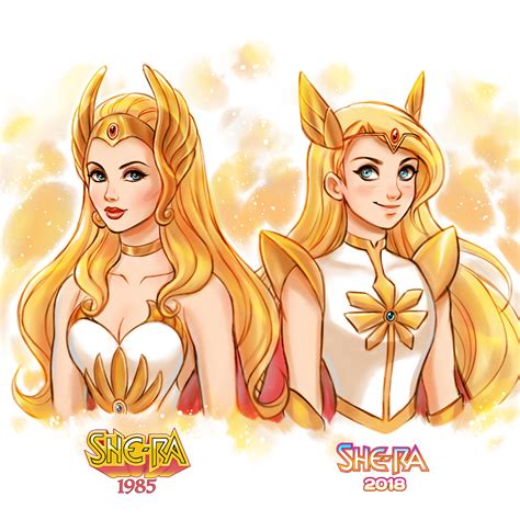 She-Ra: Princes of Power Comparison by daekazu on DeviantArt