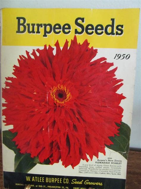 Vintage 1950 Burpee Seeds Catalog | Etsy